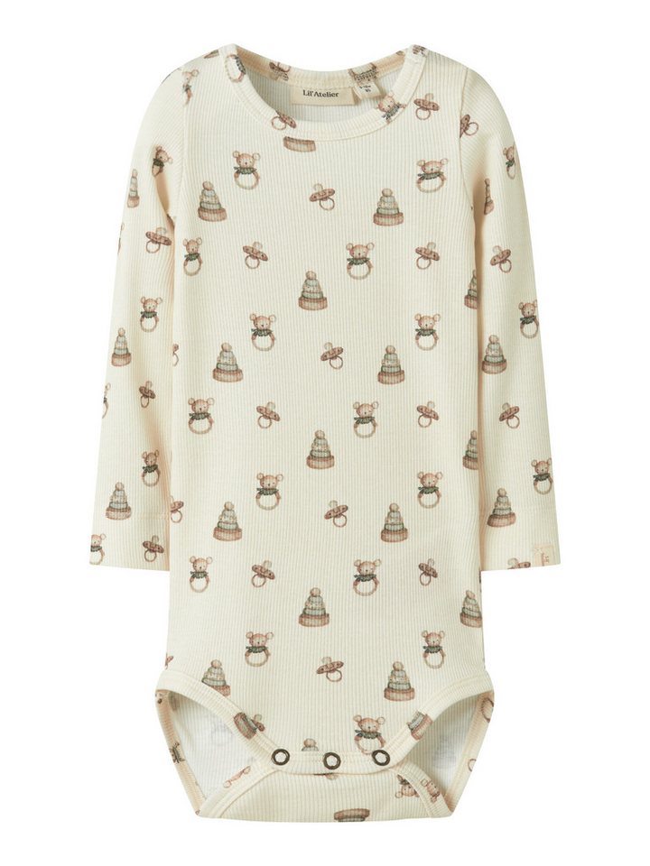 Lil' Atelier Langarmbody NBNGAVO EMO LS SLIM BODY LIL NOOS weiche Jersey Rippqualität von Lil' Atelier