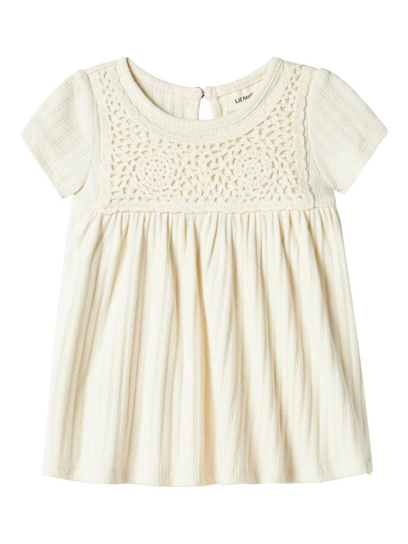 Lil’ Atelier - NBFFLORA SS BODY DRESS LIL turtledove - Gr. - 68 von Lil’ Atelier