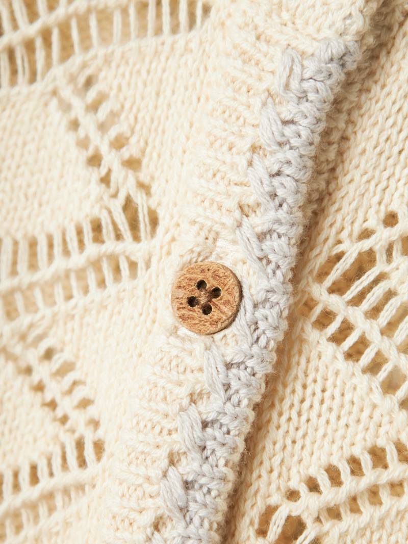 Lil’ Atelier - NMFFANNA LS KNIT CARD LIL turtledove - Gr. - 98 von Lil’ Atelier