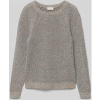Lil Atelier Strickpullover mit gerippten Abschlüssen Modell 'NORO' in Stein, Größe 104 Lil Atelier Strickpullover mit gerippten Abschlüssen Modell 'NORO' in Stein, Größe 104 von Lil Atelier