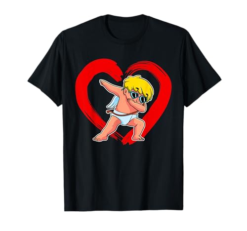 Amor Kostüm Valentinstag Jungen Dabbing Geschenk Liebe Herz T-Shirt Amor Kostüm Valentinstag Jungen Dabbing Geschenk Liebe Herz T-Shirt von Lil Cupids Valentinstag Geschenk-Shop
