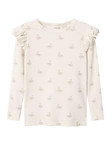 Lil' atelier mini Mädchen Nmfgavo EKO Ls Slim Top Lil Noos, Pastel Parchment, 110 Lil' atelier mini Mädchen Nmfgavo EKO Ls Slim Top Lil Noos, Pastel Parchment, 110 von Lil' atelier mini
