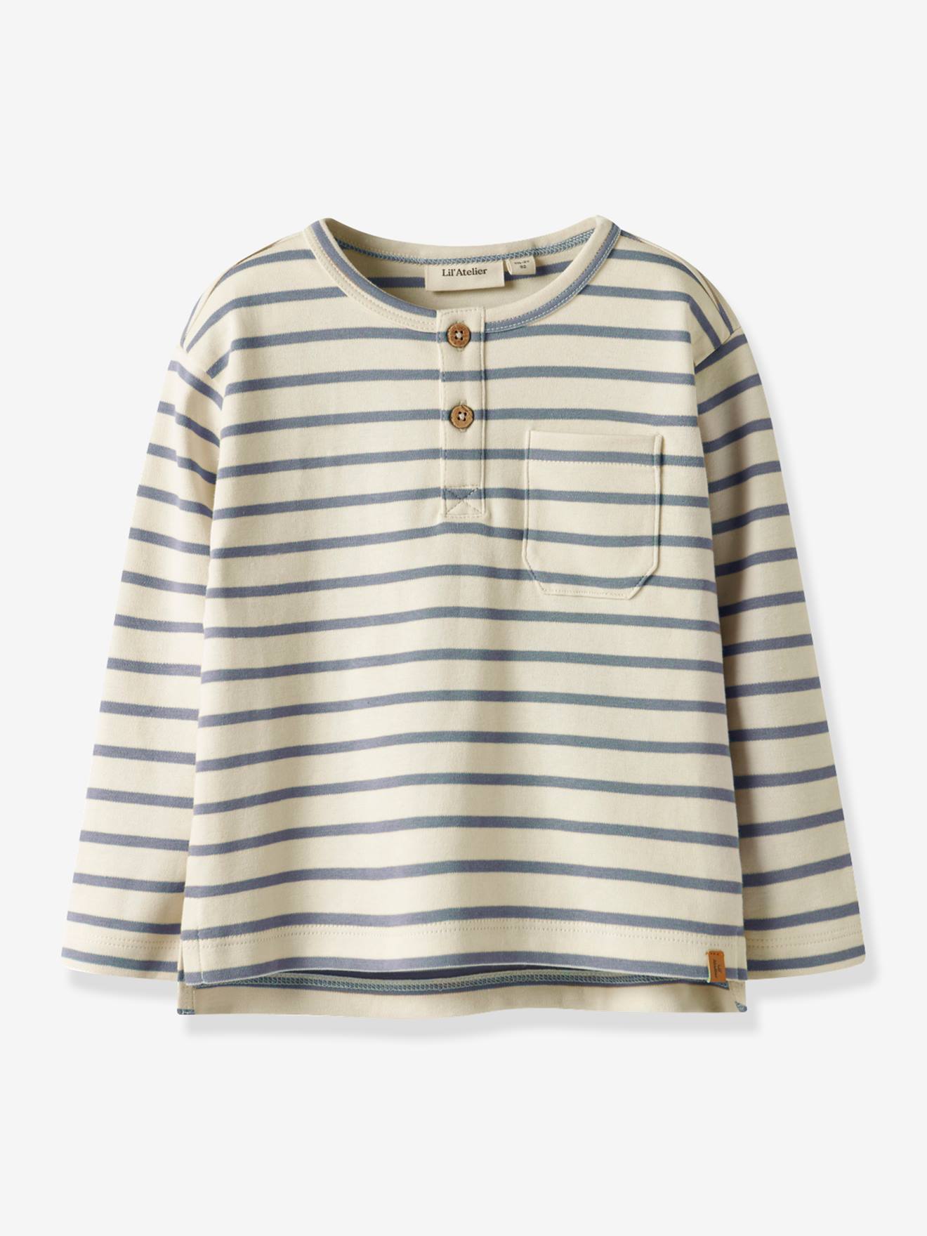 Shirt mit Grandad-Kragen Jungen Lil' Atelier von Lil'atelier