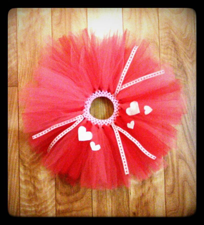 Buntes Valentinsherz Tutu Für Kleinkinder, Säuglinge, Baby Mädchen von LilSweetPeaTutus
