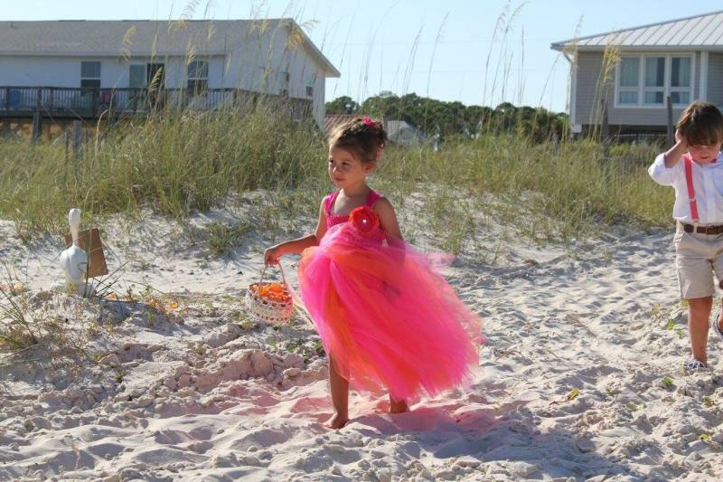 Pink Und Orange Fancy Tutu Kleid Für Säuglinge, Kleinkinder, Mädchen, Anpassbar von LilSweetPeaTutus