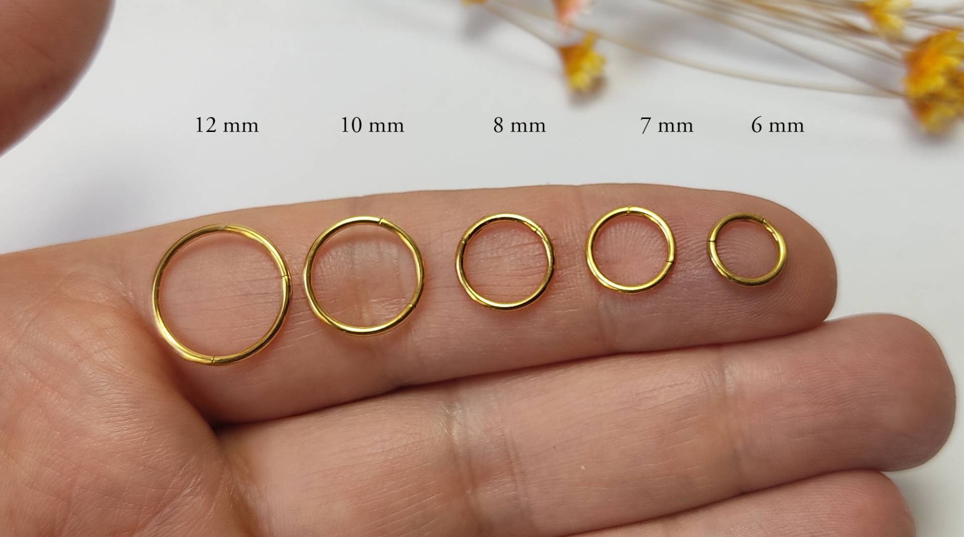 0, 8 Mm/ 1Mm/1, 2Mm/1, 6 Mm Nasenpiercing Segmentring Septum Nase Ring Brust Lippen Scharnier Clicker Vergoldet Auf Chirurgenstahl 0, 8 Mm/ 1Mm/1, 2Mm/1, 6 Mm Nasenpiercing Segmentring Septum Nase Ring Brust Lippen Scharnier Clicker Vergoldet Auf Chirurgenstahl von LilaLaViPiercing