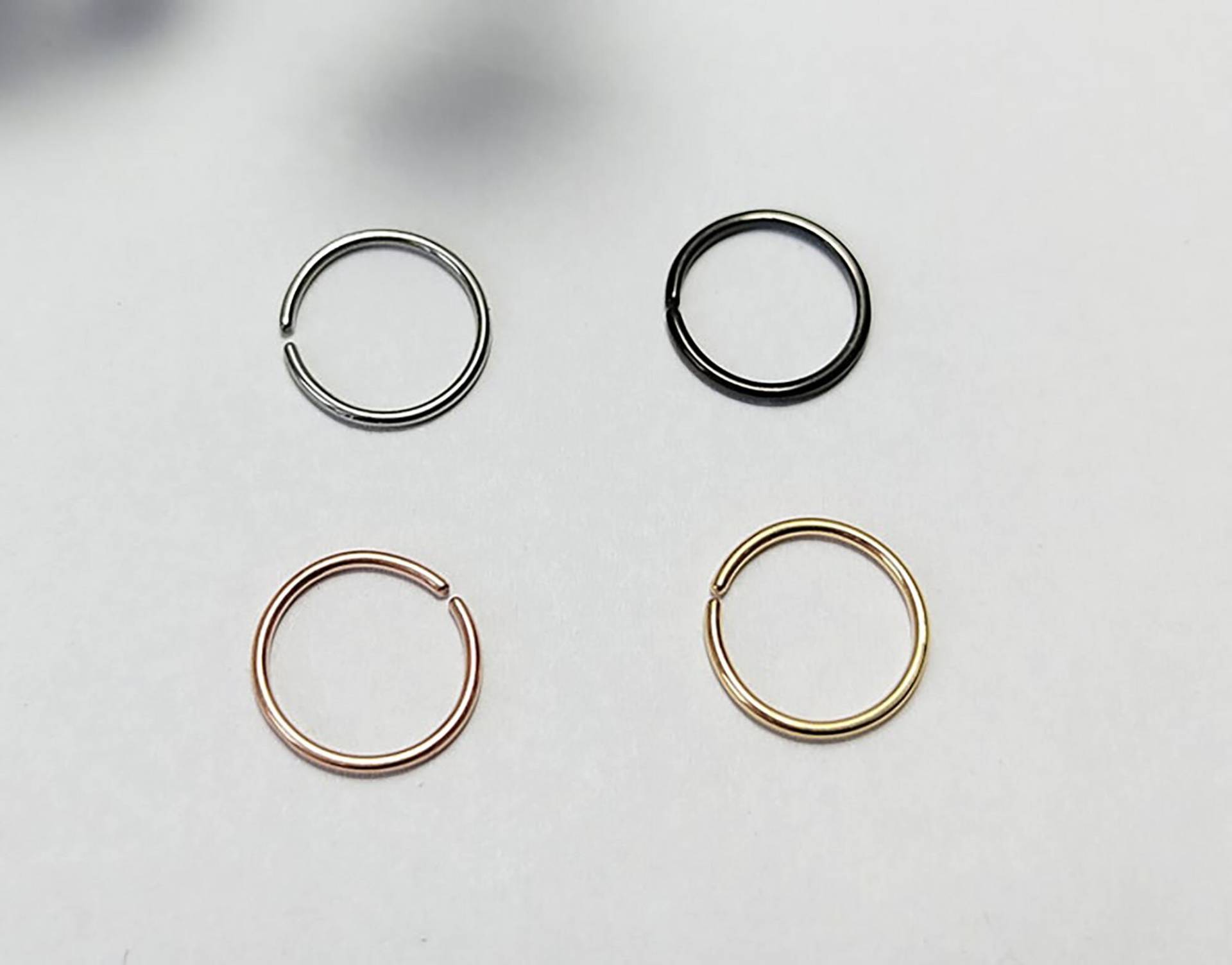 Nasenring Septum Segmentring 6 Mm 8 10 Gold Silber Rosegold Chirurgenstahl Conch Ring Dicke 0, 8 1 Knorpelohrring Tragus Nasenring Septum Segmentring 6 Mm 8 10 Gold Silber Rosegold Chirurgenstahl Conch Ring Dicke 0, 8 1 Knorpelohrring Tragus von LilaLaViPiercing
