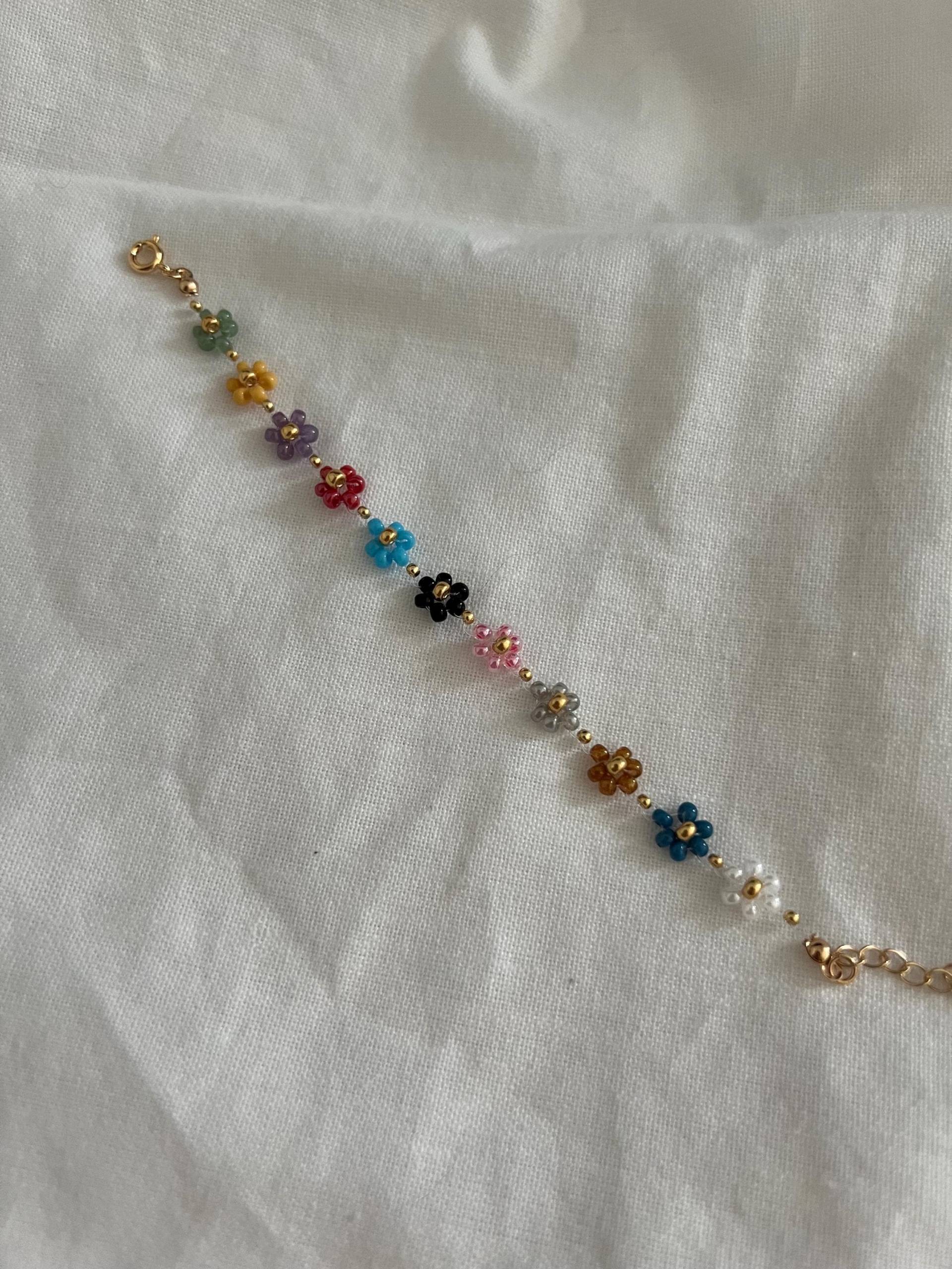 Taylor Inspiriertes Blumenarmband | Eras Version 2 Filigran Edelstahl in Gold Und Silber Personalisierbar Lilacflowersshop von LilacFlowersShop