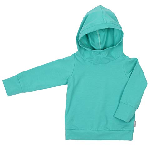 Lilakind“ Baby Kinder Hoodie Kapuzenpulli Uni Mint Gr. 86/92 - Made in Germany von Lilakind