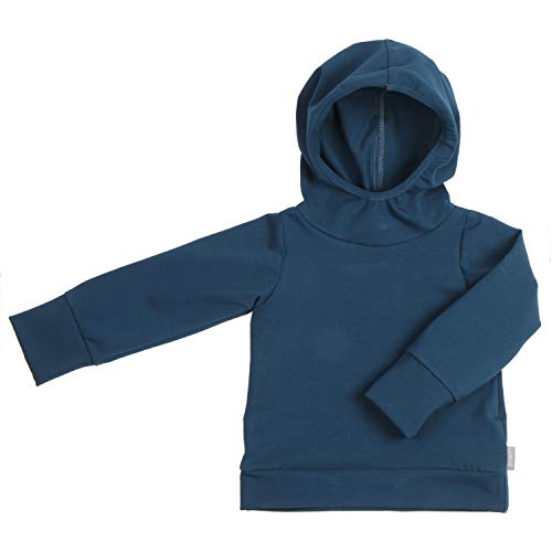 Lilakind“ Baby Kinder Hoodie Kapuzenpulli Uni Petrol Gr. 134/140 - Made in Germany von Lilakind