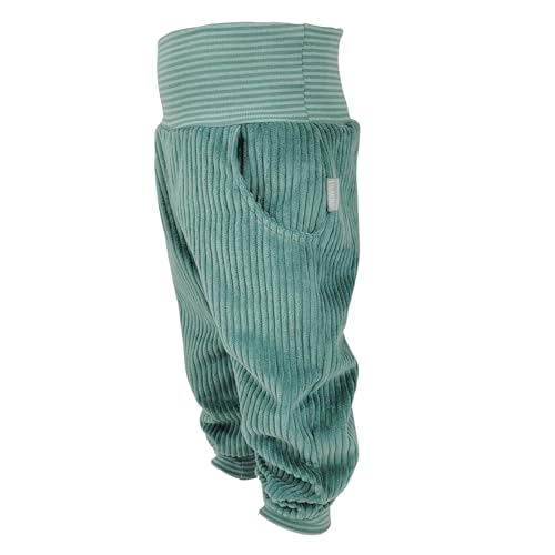 Lilakind“ Baby Kinder Hose Babyhose Kinderhose Pumphose Breit Cord Grün Streifen Gr. 86/92 - Made in Germany von Lilakind