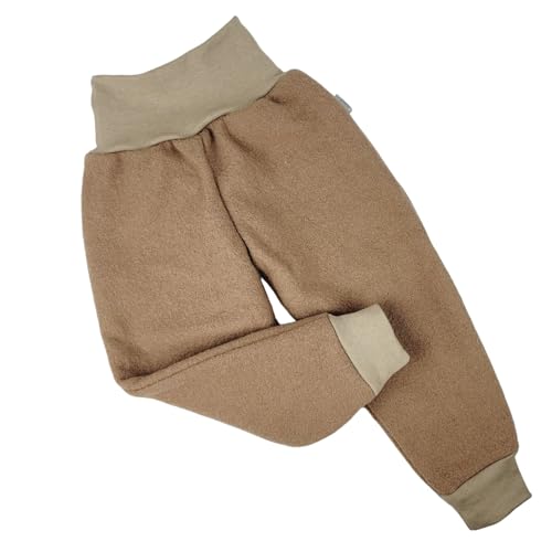 Lilakind“ Woll Babyhose Kinderhose Winter-Hose Pumphose Wollwalk Caramel Gr. 98/104 - Made in Germany von Lilakind