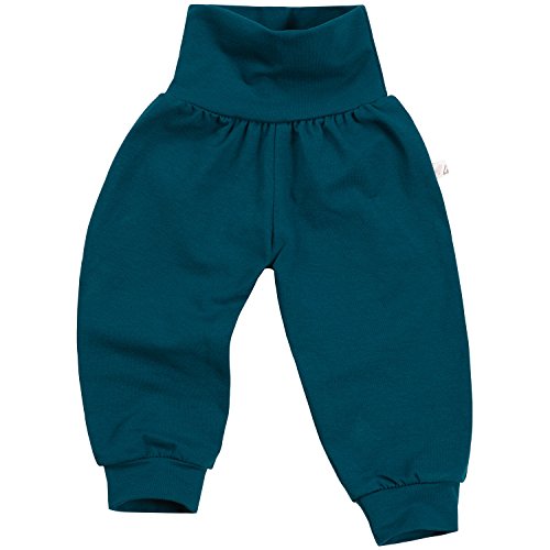 Lilakind“ Baby Kinder Mädchen Jungen Pumphose Hose Babyhose Jersey Uni einfarbig Basic Petrol Gr. 122/128- Made in Germany von Lilakind