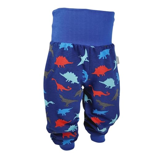 Lilakind“ Baby Kinder Pumphose Jersey Dinosaurier Blau Gr. 122/128 - Made in Germany von Lilakind