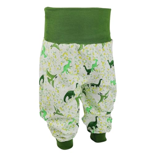 Lilakind“ Baby Kinder Pumphose Jersey Dinosaurier Grün Gr. 104/110 - Made in Germany von Lilakind
