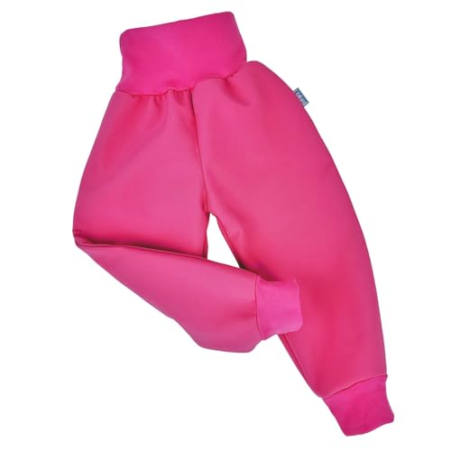 Lilakind“ Baby Kinder Pumphose Softshell Einfarbig Fuchsia Gr. 104/110 - Made in Germany von Lilakind