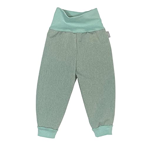 Lilakind“ Baby Kinder Pumphose Softshell Einfarbig Mint Gr. 74/80 - Made in Germany von Lilakind