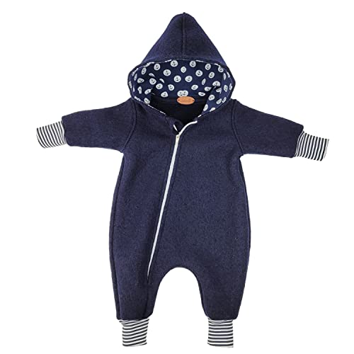 Lilakind“ Baby Kinder Walkloden Wollwalk Overall Marine Anker Gr. 104/110 - Made in Germany von Lilakind
