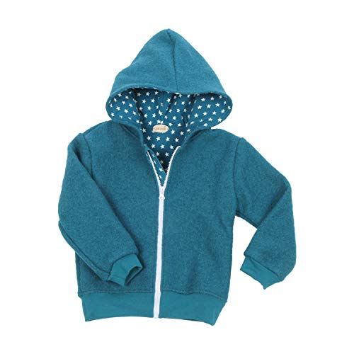 Lilakind“ Kinderjacke Walk Kapuzen Jacke Petrol Gr. 134/140 - Made in Germany von Lilakind