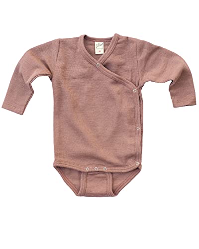 Lilano, Baby/Frühchen Warmer Wickelbody, 70% Wolle (kbT), 30% Seide, 210 gr./m² (Mauve, 68) von Lilano