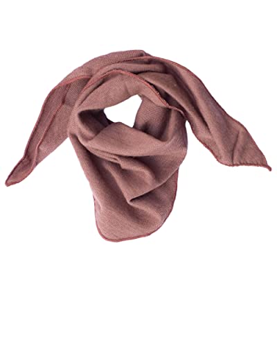 Lilano, Baby Dreieckstuch Uni, 70% Wolle (kbT), 30% Seide, 210 gr./m² (Mauve) von Lilano