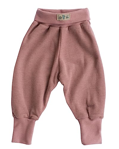 Lilano, Baby Hose mit Nabelbund, Wolle Seide, 210 g/m² (Mauve, 74) von Lilano