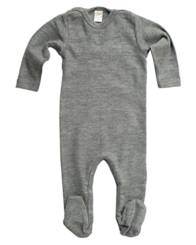 Lilano, Ganzkörperbody/Overall, 70% Wolle (kbT), 30% Seide, 210 gr./m² (Grau, Gr. 50) von Lilano