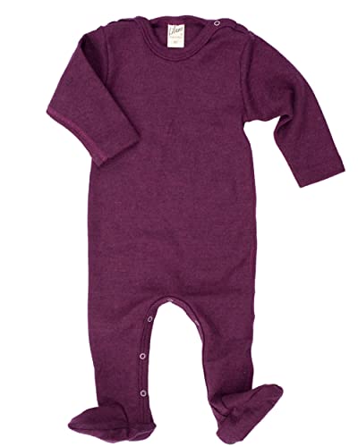 Lilano, Ganzkörperbody/Overall, 70% Wolle (kbT), 30% Seide, 210 gr./m² (56, Beere) von Lilano