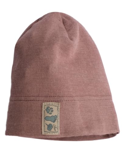 Lilano, Kinder/Baby Beanie Mütze, 70% Wolle (kbT), 30% Seide, 210 g/m² (Mauve, 98-104) von Lilano