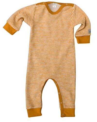 Lilano, Kinder/Baby Overall Ohne Fuß, 100% Wolle (kbT) (Curry Natur, 56) von Lilano