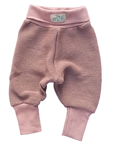 Lilano, Merino Strickhose mit Nabelbund, 100% Wolle (kbT) (Mauve, 80) von Lilano