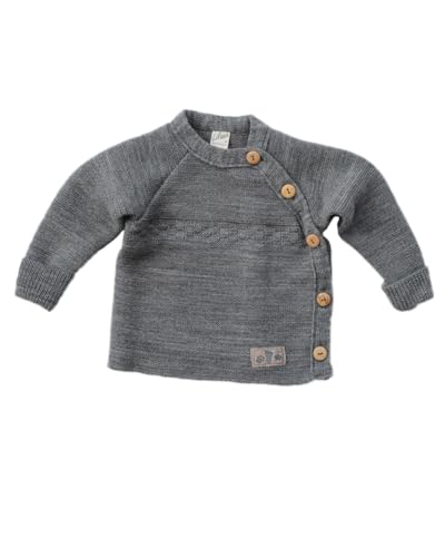 Lilano, Merino Wickel-Pullover, 100% Wolle (kbT) (Blau, 62-68) von Lilano
