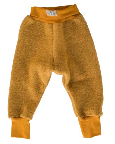 Lilano, Wollfilz Hose mit Nabelbündchen, 80% Wolle (kbT), 20% Baumwolle (Bio)(Curry, 80) von Lilano