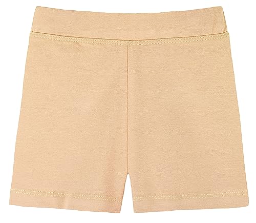 Lilax Mädchen Basic Solid Soft Dance Short für Gymnastik oder unter Röcken, beige, 6 Jahre von Lilax