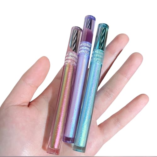 Lilbitty 3-Teiliges Metallic Lidschatten Set, Chameleon Eyeshadow Mit Schimmerndem Glanz, Vegan Und Cruelty-Free, Langanhaltend Für Einzigartige 3D Make-Up Looks von Lilbitty