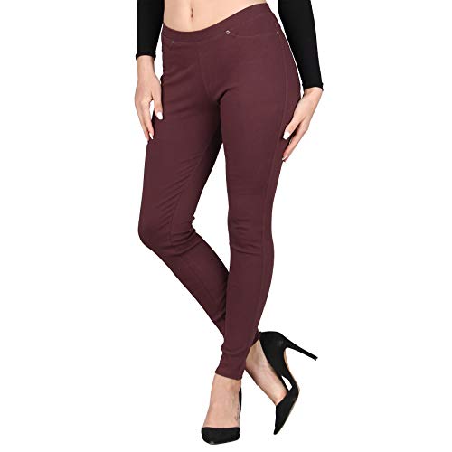 Lildy Damen Denim Jeggings Stretch Baumwollmischung - Violett - Large-X-Large Lildy Damen Denim Jeggings Stretch Baumwollmischung - Violett - Large-X-Large von Lildy