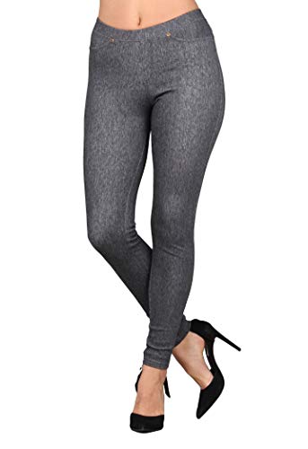 Lildy Damen Jeggings Denim - Grau - Large/X-Large von Lildy