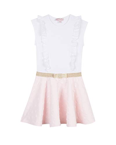 Lili Gaufrette Mädchen Gn30032 Dress Kleid, Pink (Blush 302), 3 Jahre (Herstellergröße: 3A) von Lili Gaufrette
