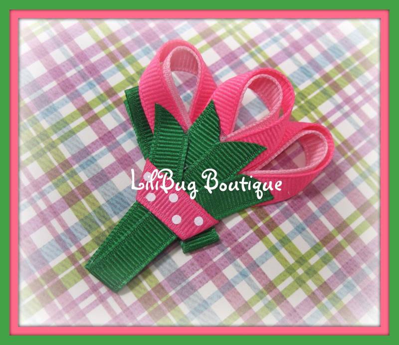 Blume Blumenstrauß Haarspange von LiliBugBoutique