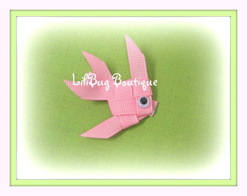 Gewebt Fisch-Haarspange - Wählen Sie Die Farben von LiliBugBoutique