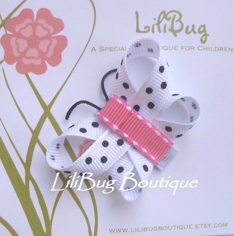 Lilibug Mini Neugeborenen Schmetterling Snap Haarspange von LiliBugBoutique