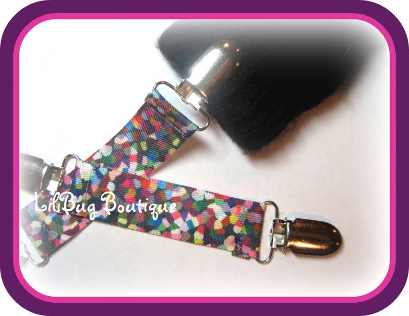 Lilibug Multi Dizzy Dot Fäustling Clip Set - Legt Handschuhe Zu Beschichten von LiliBugBoutique