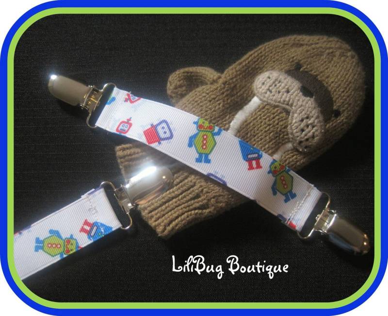 Lilibug-Roboter Fäustling Clip Set - Legt Handschuhe Zu Beschichten von LiliBugBoutique