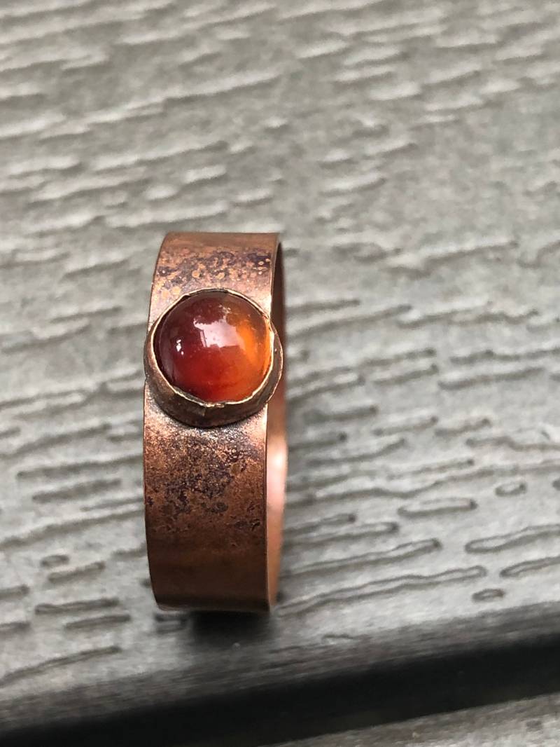 Ring Aus Achat Und Kupfer Ring Aus Achat Und Kupfer von LiliacLilli