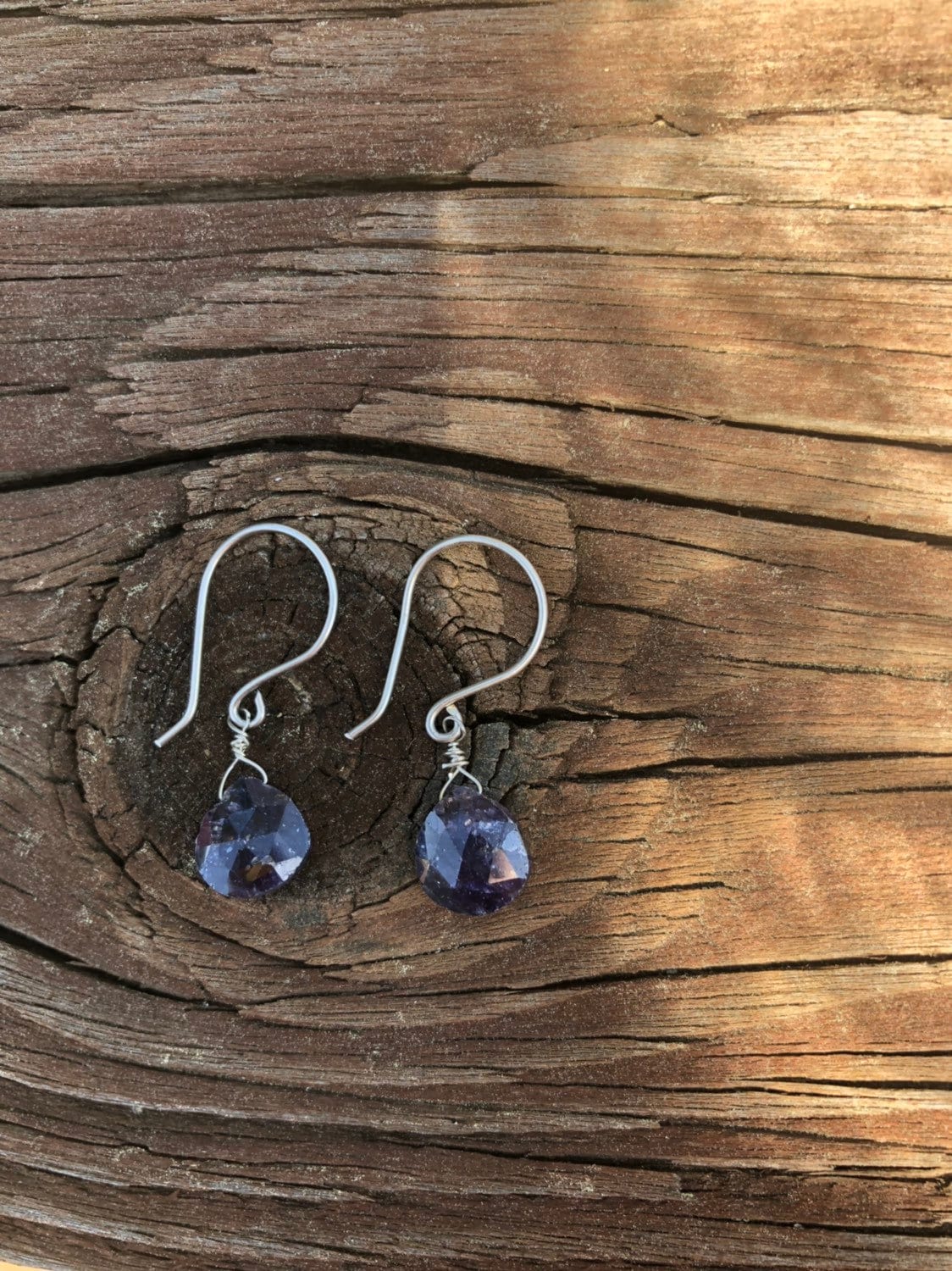 Saphir Und Sterling Silber Ohrringe Saphir Und Sterling Silber Ohrringe von LiliacLilli