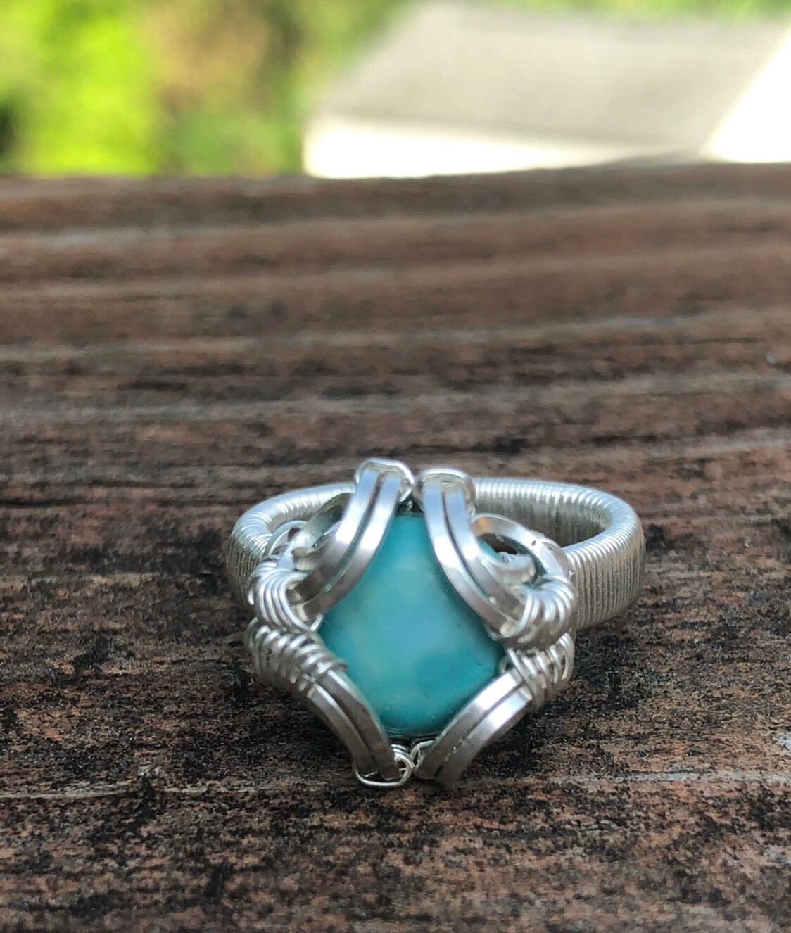 Türkis Und Sterling Silber Ring Türkis Und Sterling Silber Ring von LiliacLilli
