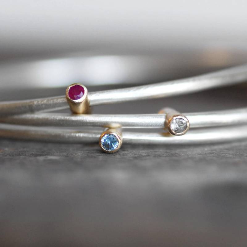 Drehendes Edelstein-Armband, Solides Gold Und Silber, Doppelseitiger Spinning Tube-Armband, Modernes Schwimmendes Edelstein-Armband Drehendes Edelstein-Armband, Solides Gold Und Silber, Doppelseitiger Spinning Tube-Armband, Modernes Schwimmendes Edelstein-Armband von LilianGinebra