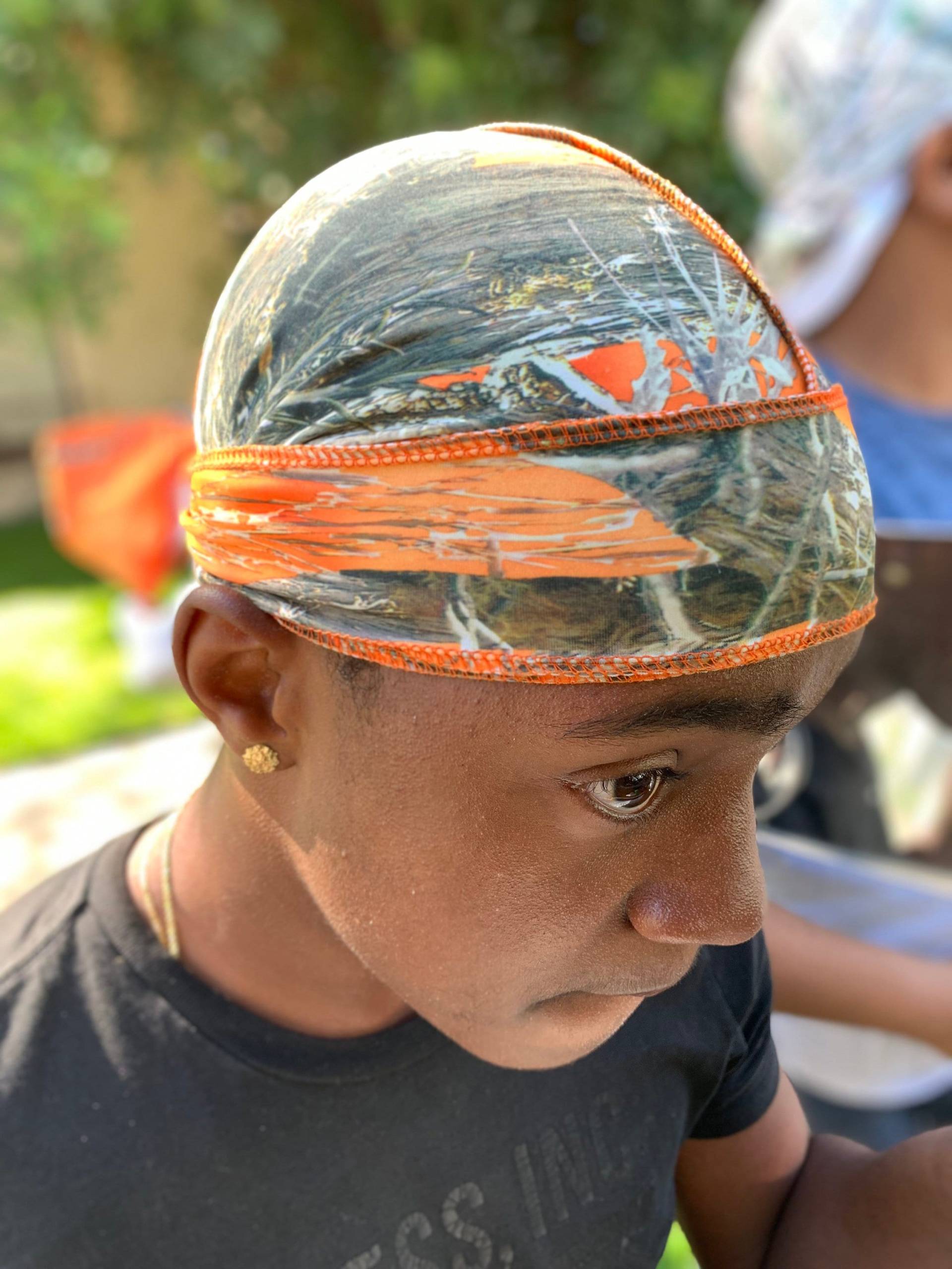Durag Wave Mütze True Timber Orange Camo Dorag Durag Wave Mütze True Timber Orange Camo Dorag von LilianRavenClothing