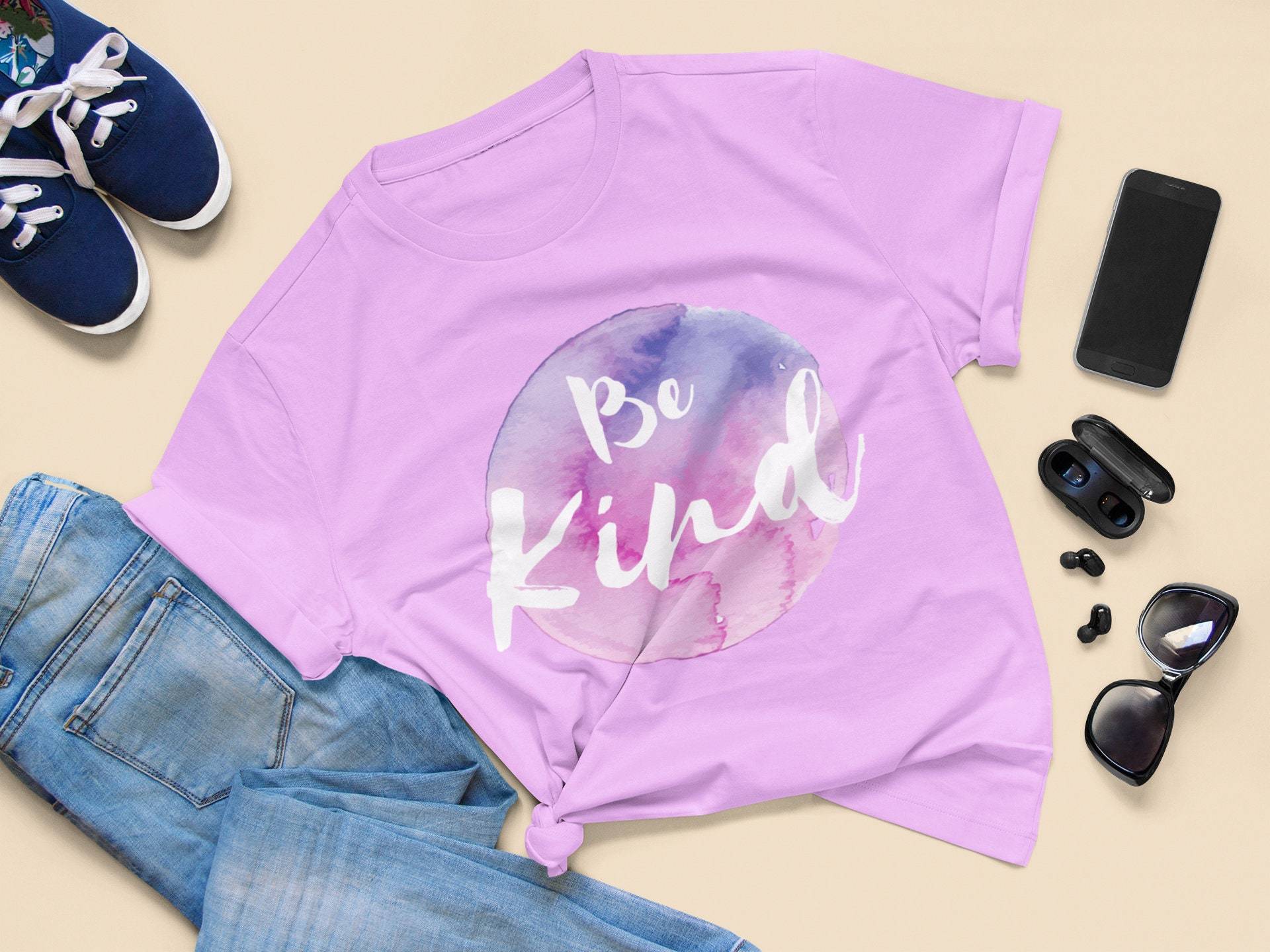 Be Kind T-Shirt, Inspirierendes Damen Kindness Matters, Inspirierende Kleidung, Geschenk Für Sie von LiliandMattDesign