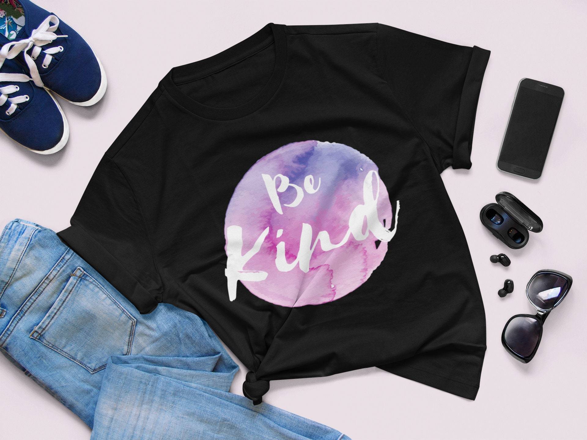 Be Kind T-Shirt, Inspirierendes Damen Kindness Matters, Inspirierende Kleidung, Geschenk Für Sie von LiliandMattDesign